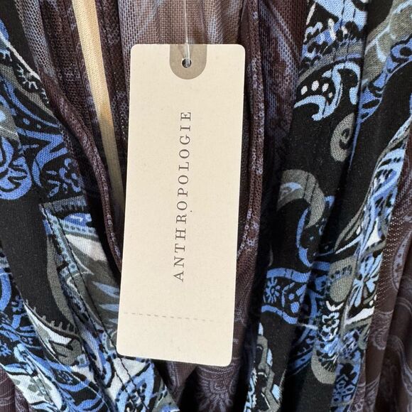 ANTHROPOLOGIE | mesh halter mock-neck dress | medium | new nwt - Picture 9 of 15